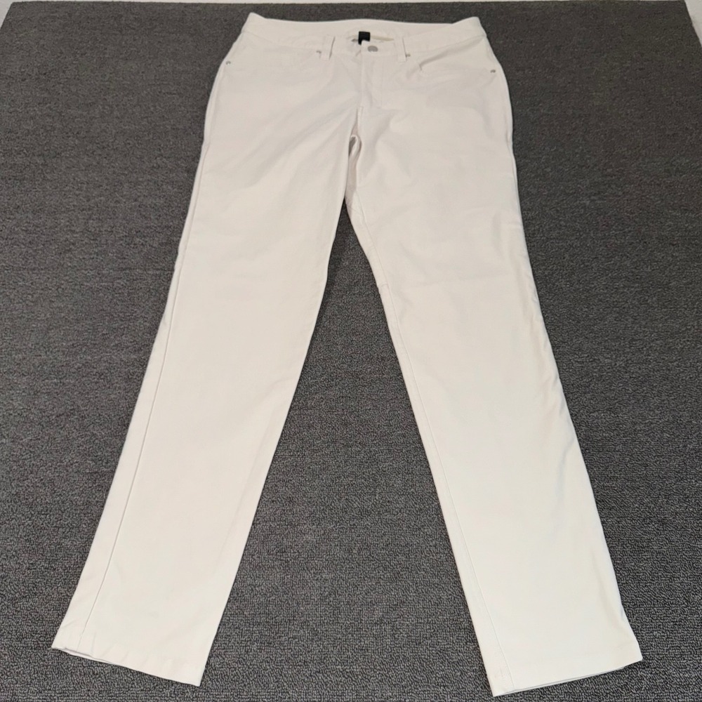 Lululemon ABC Pant Slim 31 Canvas Cream Off-White Men's Trousers LM5ABNS